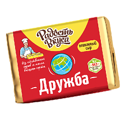 Плавленый сыр Дружба TM Радость вкуса фольга 90гр/30шт